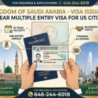 Saudi Arabia 10-Year Multiple Entry Visa for US Citizens